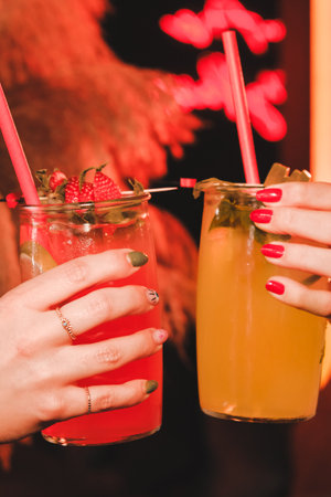 A variety of cocktails to suit every tasteの写真素材