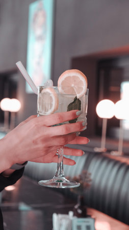 Creative cocktails with exotic flavor