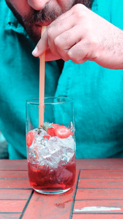 Fun and fruity cocktails for summer celebrationsの写真素材