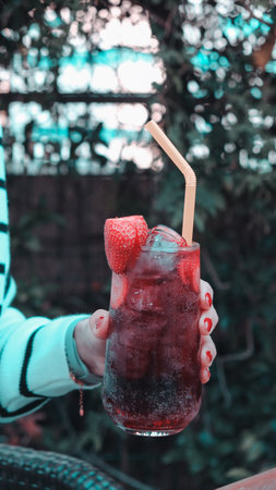 Fun and fruity cocktails for summer celebrationsの写真素材