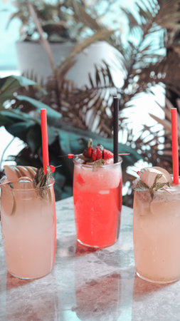 A variety of cocktails to suit every taste