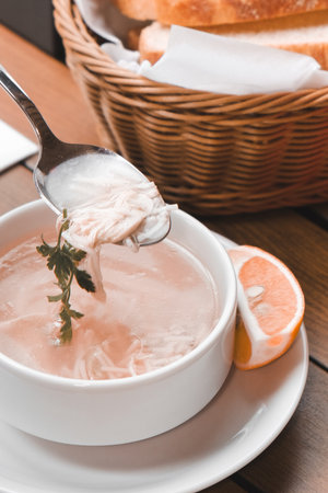 Delicious Soup, Vegetable Soup, Bowlの写真素材