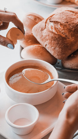 Delicious Soup, Vegetable Soup, Bowl