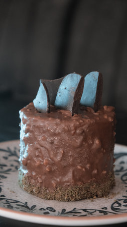 Rich and Indulgent Coffee Cake with a Streusel Toppingの写真素材