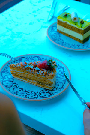 Delicious Birthday Cake with Colorful Sprinkles
