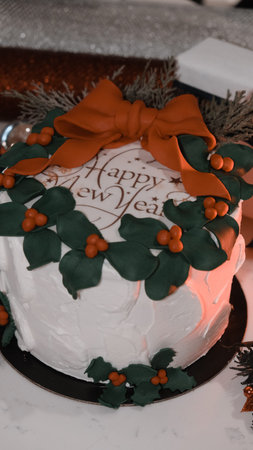 Creative Pastry Art: Birthday Cake with Modern Design