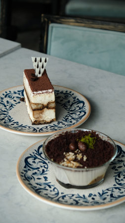Homemade Cream Cake in Natural Light