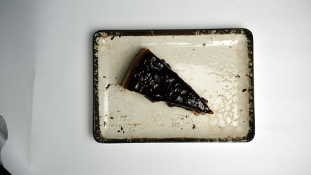 Chocolate Drip Cake with Berriesの写真素材