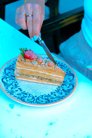 Creative Pastry Art: Birthday Cake with Modern Design