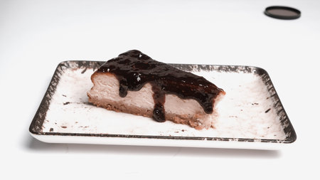 Homemade Cream Cake in Natural Light