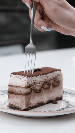 Creative Pastry Art: Birthday Cake with Modern Designの写真素材