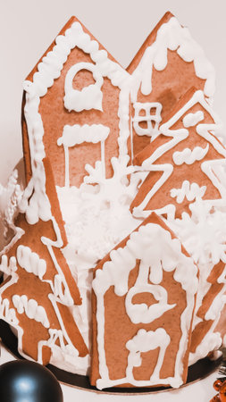 Homemade Cream Cake in Natural Lightの写真素材