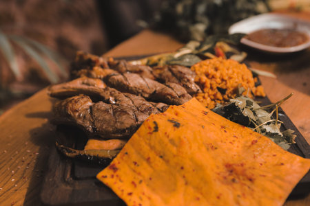 Juicy barbecue kebab with rich flavor
