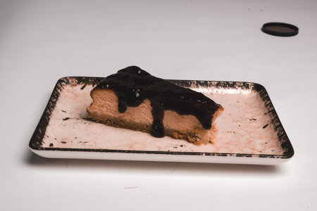 Birthday Cake with Modern Designの写真素材