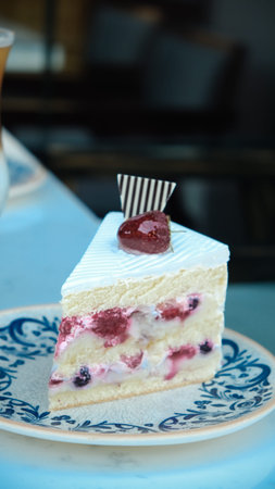 Delicious Birthday Cake with Colorful Sprinkles