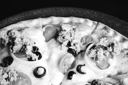 Delicious Mixture pizza Italian food