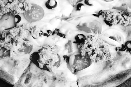 Delicious Mixture pizza Italian food