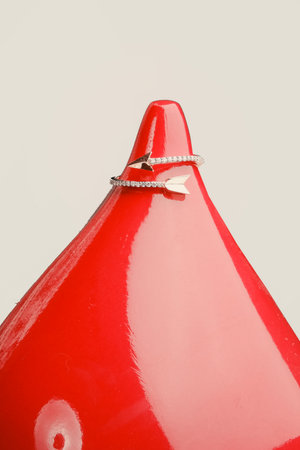 Exquisite Diamond Jewelry with Gold Accentsの写真素材