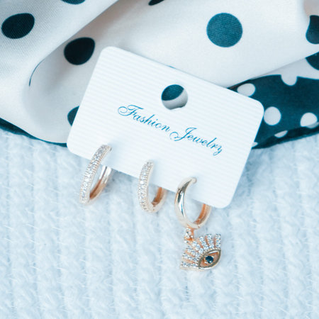 Stunning Gold and Diamond Jewelry for Luxury Loversの写真素材