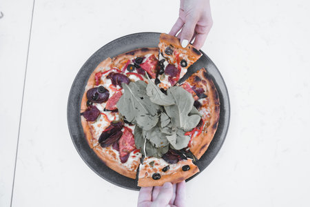Delicious Mixture pizza food
