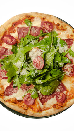 Delicious Mixture pizza Italian foodの写真素材