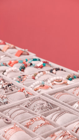 Stunning Gold and Diamond Jewelry for Womenの写真素材