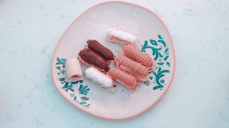 A light, creamy eclair that melts in your mouth