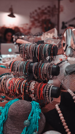 Luxurious Gold and Diamond Jewelry for Anniversary Giftsの写真素材