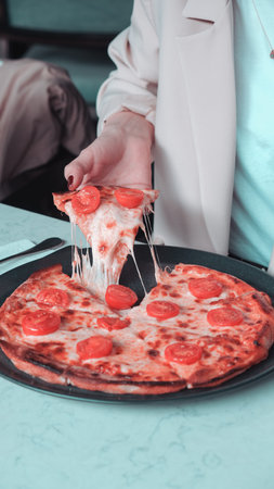 Delicious Mixture pizza Italian food