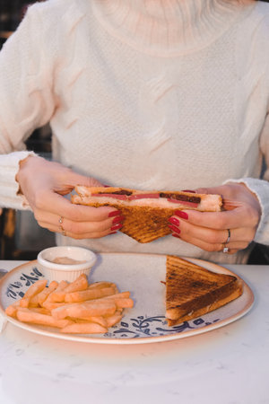 Traditional breakfastの写真素材