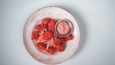 Snack and breakfast meal.の写真素材