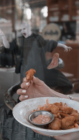 snack and breakfast meal.の写真素材