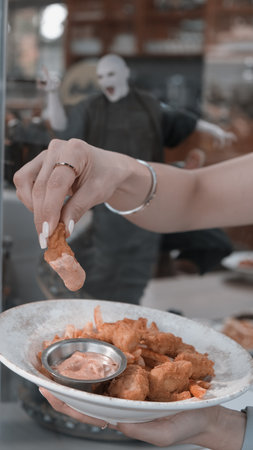 Turkish snack and breakfast meal.の写真素材
