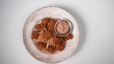 Snack and breakfast meal.の写真素材