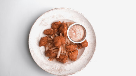 Snack and breakfast meal.の写真素材