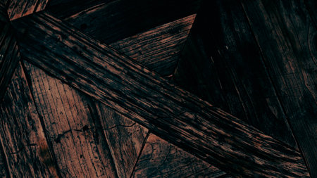 Wooden texture. Close-up of the surface of the wooden planks.の写真素材