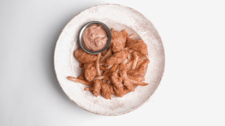 Snack and breakfast meal.の写真素材