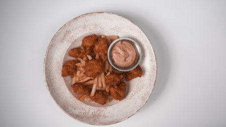 Snack and breakfast meal.の写真素材