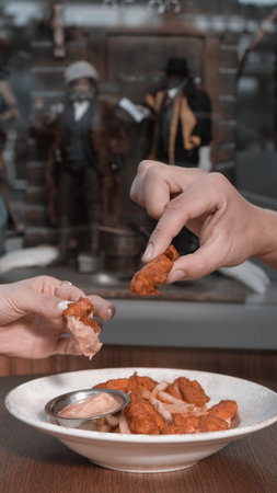 Snack and breakfast meal.の写真素材