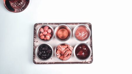 Fresh fruits and healthy foods for a morning meal