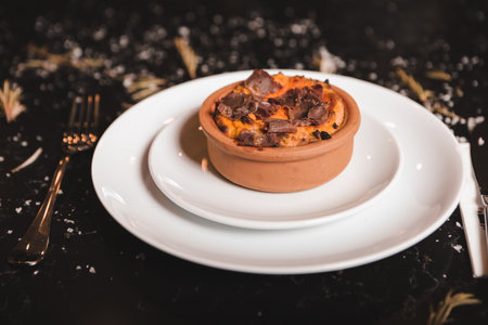 Perfectly cooked meat, a true culinary delightの写真素材