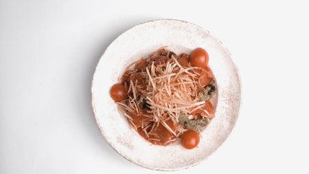 Perfectly cooked meat, a true culinary delightの写真素材