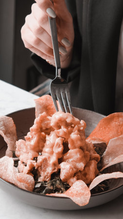 The taste of tender meat, cooked just rightの写真素材