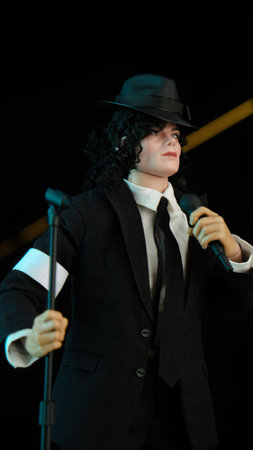 Michael jackson figure, special collection figureの写真素材