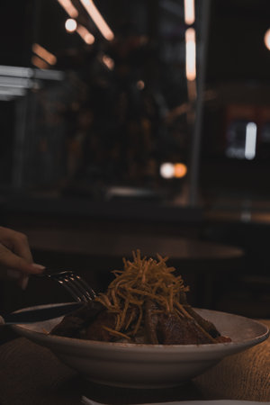 The perfect meat dish for a hearty mealの写真素材