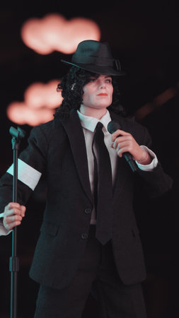 Michael jackson figure, special collection figureの写真素材