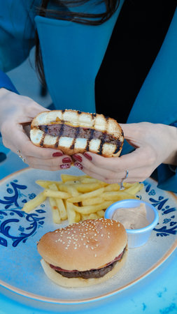 Tasty appetizing classic Italian pasta with a delicious sauce.の写真素材