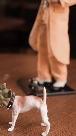 The mask and the dog maylo figure, special collection figureの写真素材