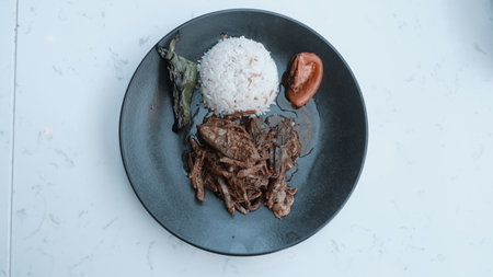 The perfect meat dish for a hearty mealの写真素材