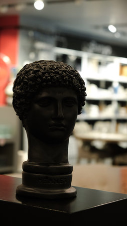 Sculpture of a womanの写真素材